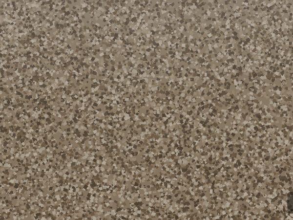 Chicopee floor after coating: Sandstone flake with a clear topcoat
